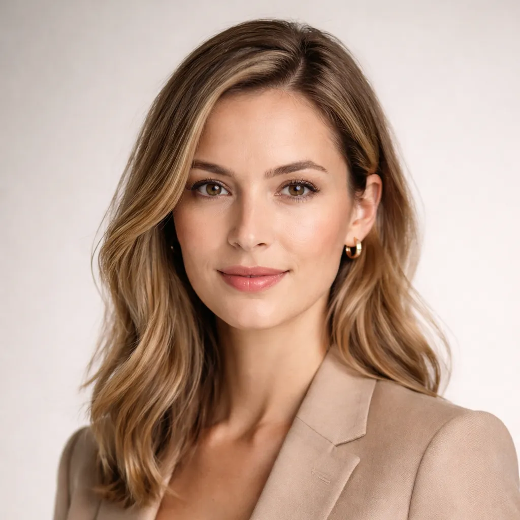 Professional headshot generated from a reference photo